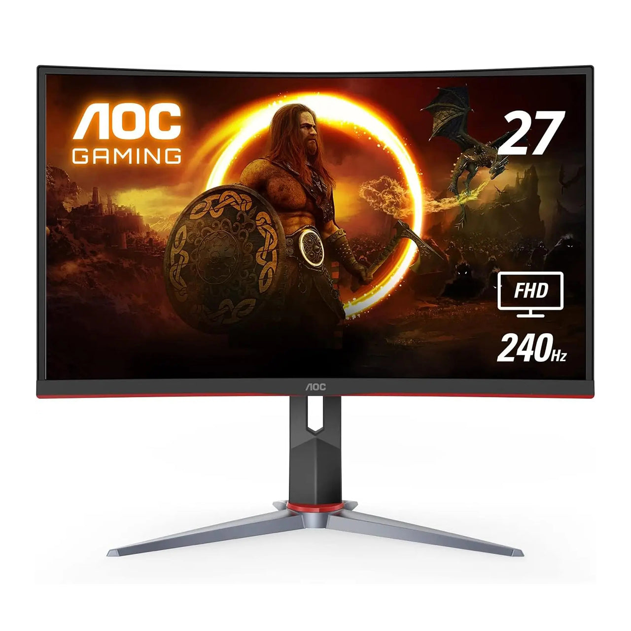 AOC 27" Curved Frameless Ultra-Fast Gaming Monitor  AOC   