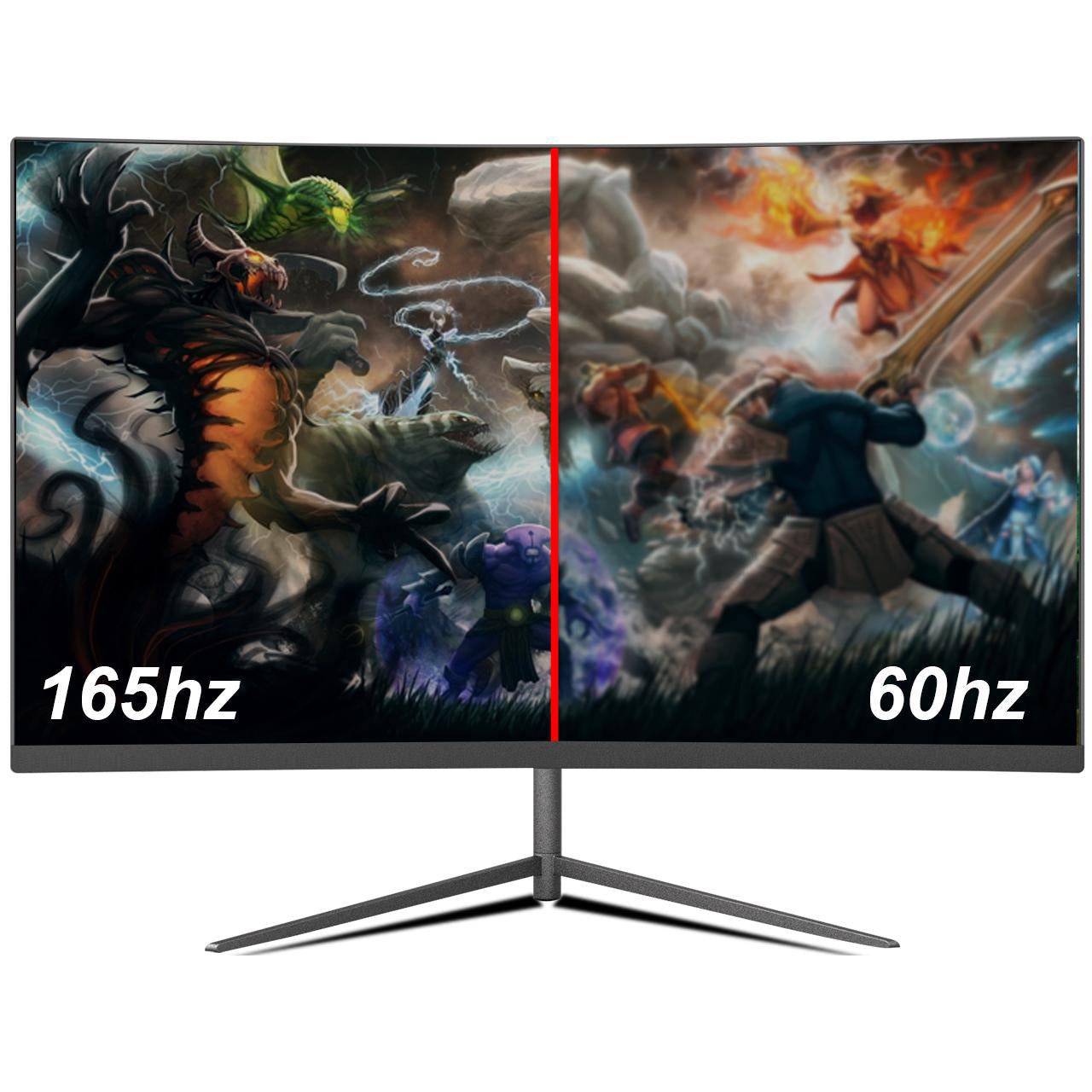 LGLO 27'' 1920 x 1080 165Hz Curved Gaming Monitor Monitors LGLO   