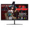 LUCKYFIVE 27'' 2K 165Hz HDR Gaming Monitor, 2560 x 1440P VA Display With Built-in Speakers, 178° Wide Viewing Angle, Support HDMI And DisplayPort, VESA Mountable Monitors Luckyfive   