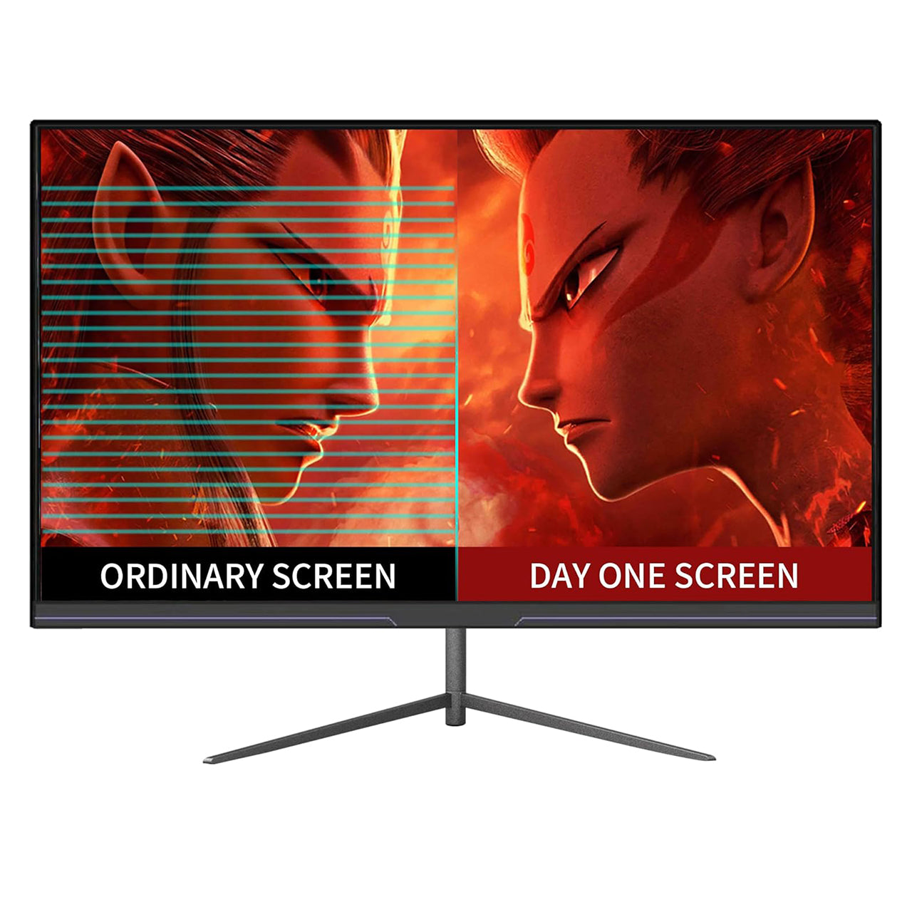 luckyfive 27 Inch 2560 x 1440 165Hz HDR Gaming Monitor with Built-in Speakers, VESA Mountable, Tilt Adjustment, Supports HDMI and DP Monitors Luckyfive   