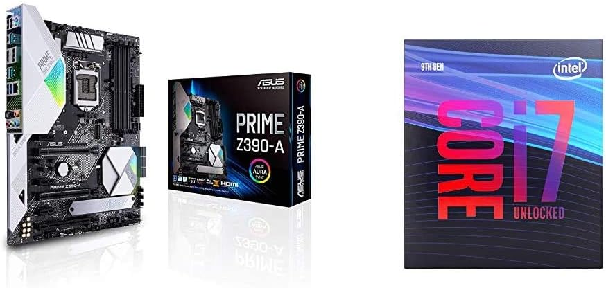 Intel Core i7-9700K Desktop Processor 8 Cores up to 3.6 GHz Turbo unlocked LGA1151 300 Series 95W  Cyvbers   