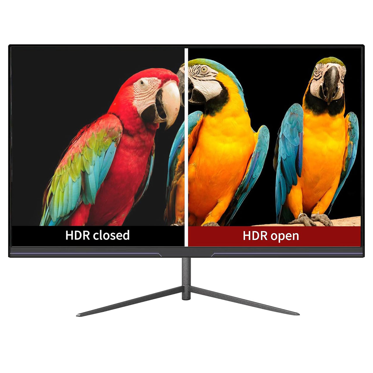 luckyfive 27 Inch 2560 x 1440 165Hz HDR Gaming Monitor with Built-in Speakers, VESA Mountable, Tilt Adjustment, Supports HDMI and DP Monitors Luckyfive   