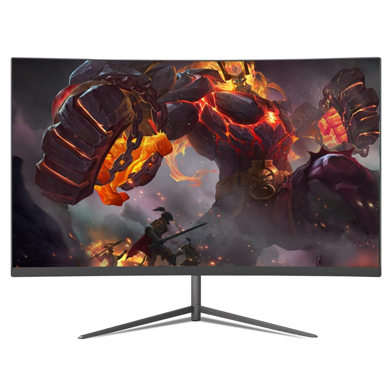 LUCKYFIVE 27 Inch 1K 165Hz 99%sRGB 1920 x1080P Curved Gaming Monitor with 178° Wide Viewing Angle, Built-in Speakers, Support HDMI and DP, VESA Mountable Monitors Luckyfive   