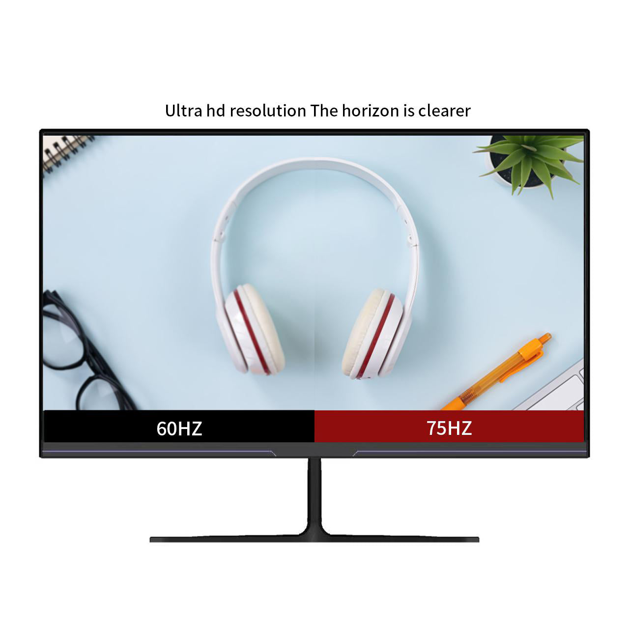 LGLO 22Inch Monitor Full HD 1920x1080P 75Hz Display With Built-in Speaker Monitors LGLO   