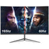 LUCKYFIVE 27 Inch 1K 165Hz 99%sRGB 1920 x1080P Curved Gaming Monitor with 178° Wide Viewing Angle, Built-in Speakers, Support HDMI and DP, VESA Mountable Monitors Luckyfive   