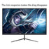 luckyfive 27 Inch 2560 x 1440 165Hz HDR Gaming Monitor with Built-in Speakers, VESA Mountable, Tilt Adjustment, Supports HDMI and DP Monitors Luckyfive   