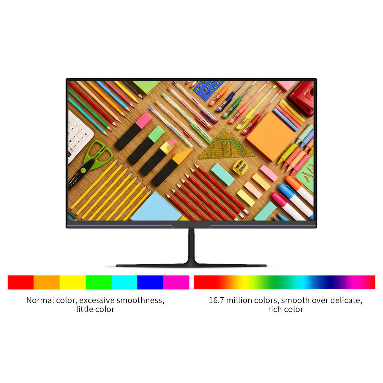 LGLO 22Inch Monitor Full HD 1920x1080P 75Hz Display With Built-in Speaker Monitors LGLO   