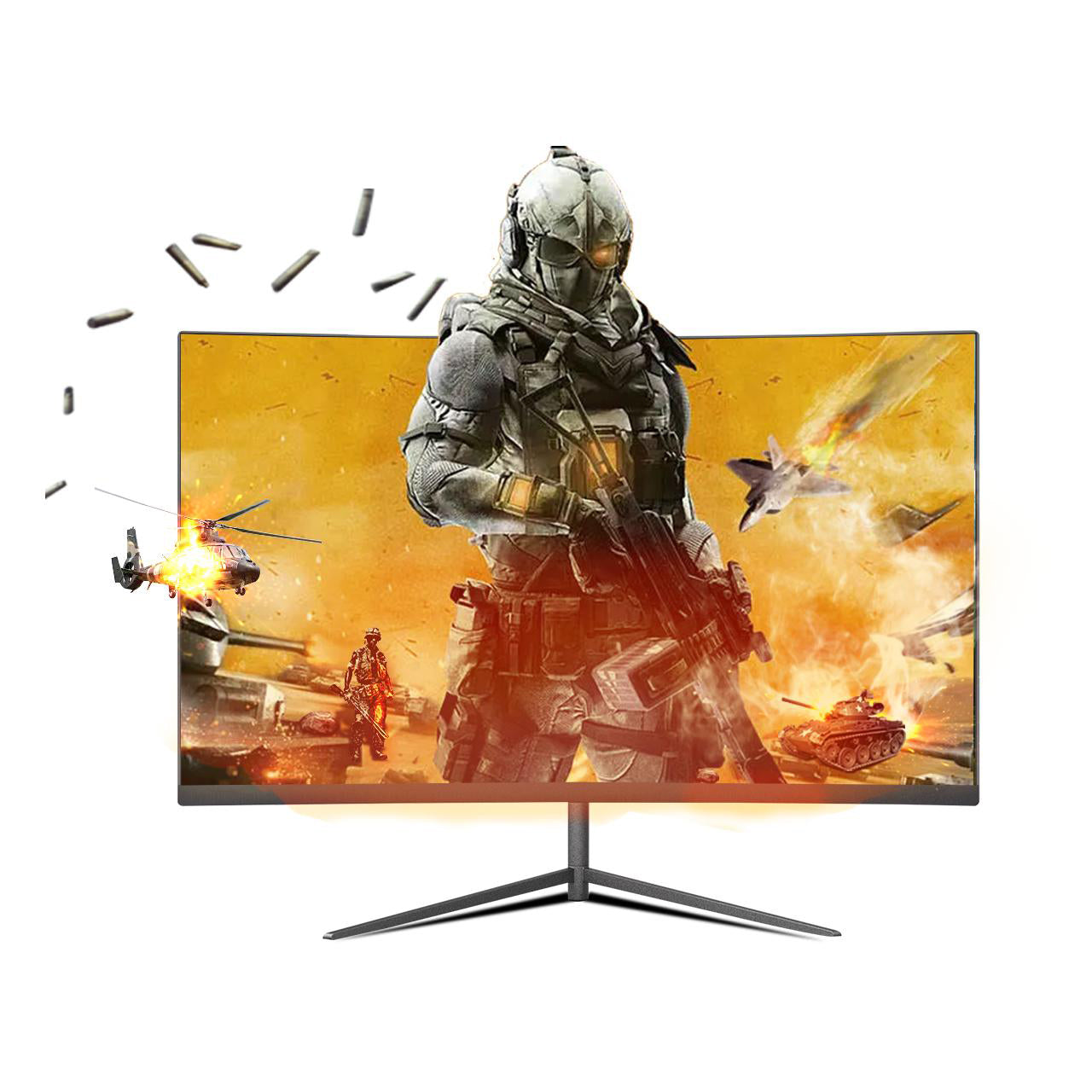 LGLO Gaming 27 Inch 2560 x 1440  Adjustable Curved Gaming Monitor Monitors LGLO   