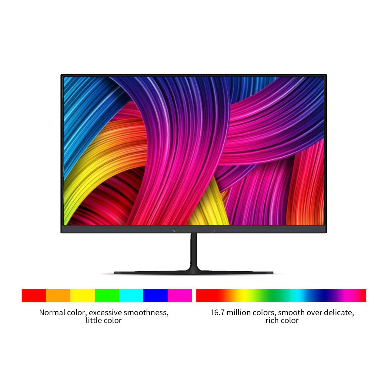 LUCKYFIVE 24 Inch 1080P 144Hz FHD IPS Flat Gaming Monitor Monitors Luckyfive   