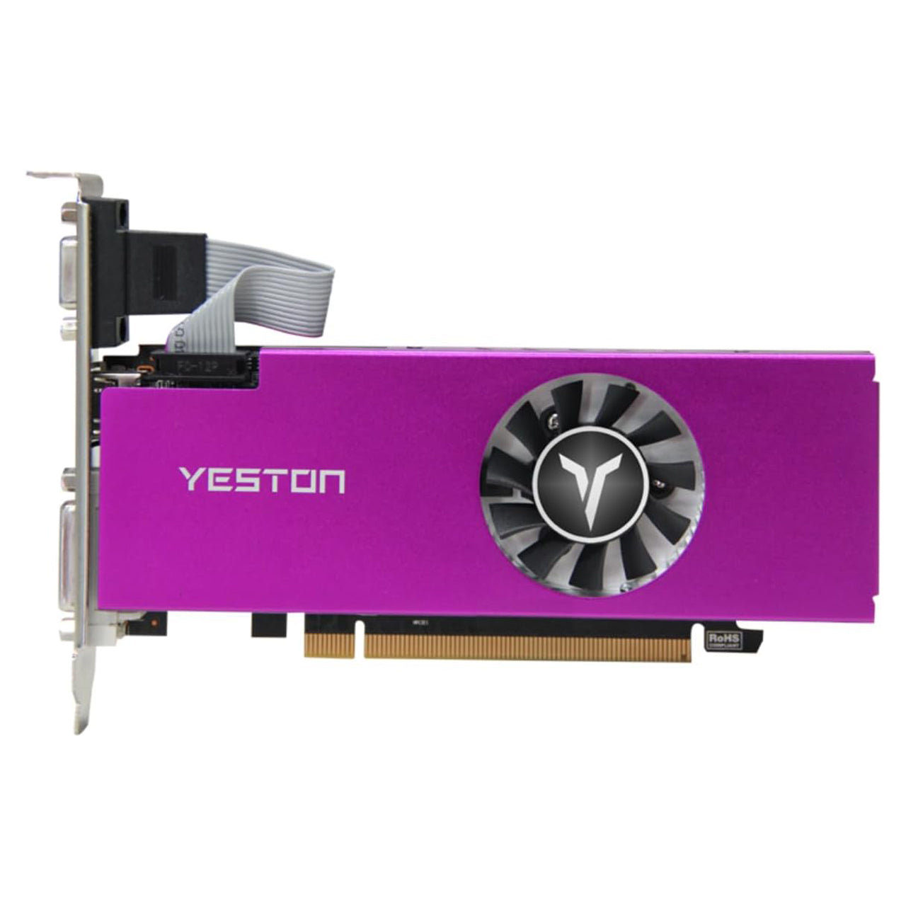 YESTON Radeon RX 550 4GB GDDR5 1183MHz 512processors PCIExpress 3.0 DirectX12 Video Cards Double Slot DP+HDMI Compatible +DVI-D Graphics Card of Desktop (Black)  Yeston   