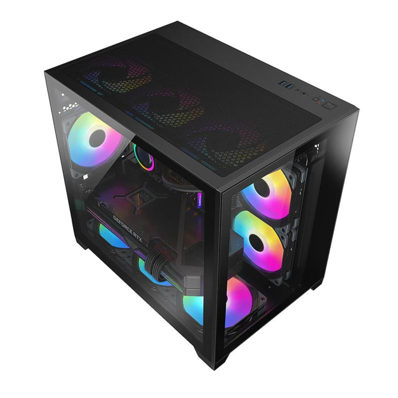 IPASON  Intel Core i7 12th Gen and  NVIDIA RTX 4060 Gaming PC Desktop Gaming iPason   