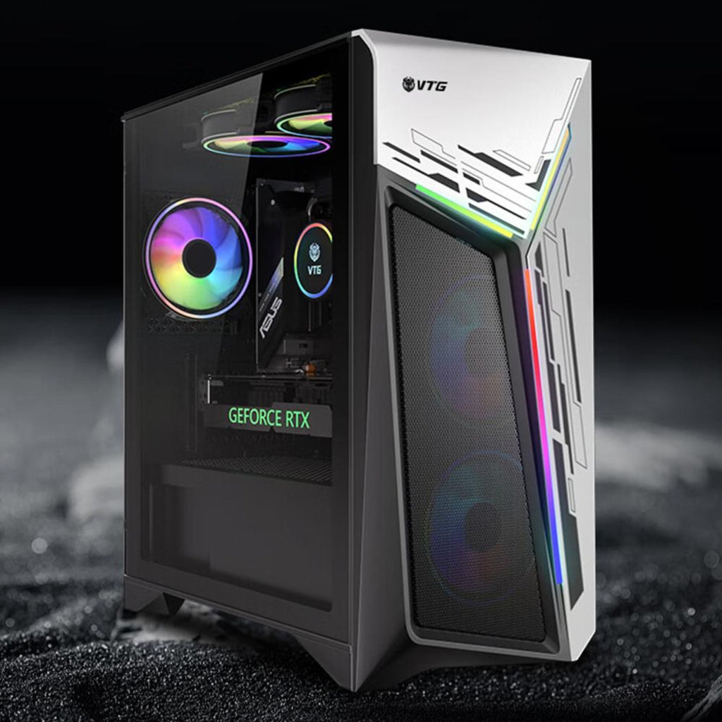 VTG Gaming PC Desktop Ryzen7 5700X (8 Core up to 4.6GHz 7nm) 32GB DDR4 1TB  SSD NVMe , NVIDIA RTX4060 , 650W PSU, 11AC Wi-Fi, Windows 11 Home  64-bit,gaming pc 